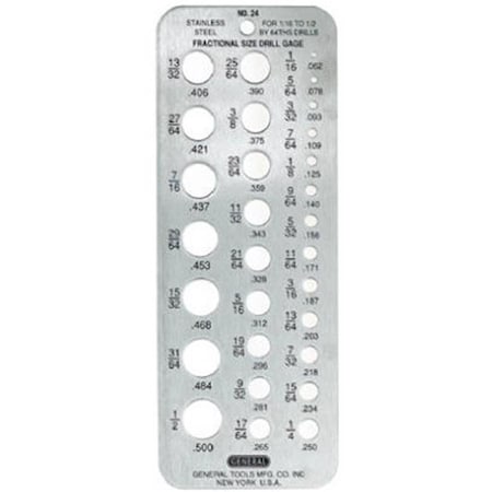 Keen 24 Fraction Drill Gauge KE595576